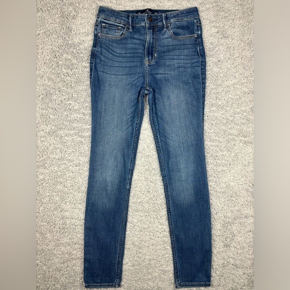 Hollister Denim - Hollister Jeans Womens 3 Short High Rise Super Skinny Classic Stretch Party